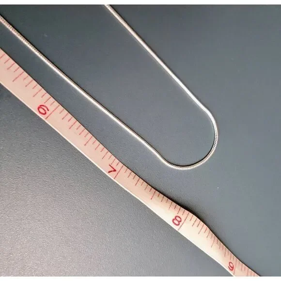 Mom Mother Sterling Silver 925 Heart Gem Pendant on Snake Rope Chain Necklace - Picture 13 of 14